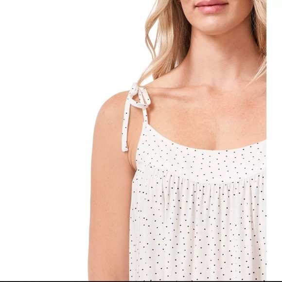 CeCe Ditsy Dot Tiered Ruffle Woven Sundress - Picture 3 of 5